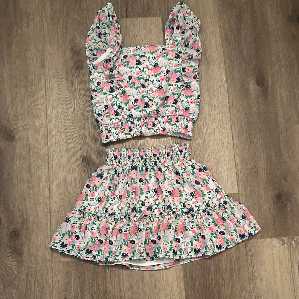 Jamie and Jack Floral Two-Piece Set